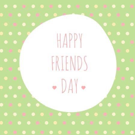 vector illustration. happy friends day. roses  backgroundのイラスト素材