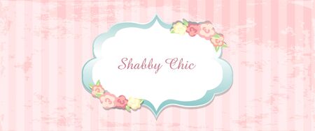 shabby chic. congratulations card. Template for wedding invitaion. classic romantic styleのイラスト素材