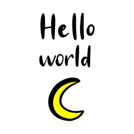 Baby shower girl and boy invitation with hand drawn lettering. Template for birthday party card. Vector illustration.のイラスト素材