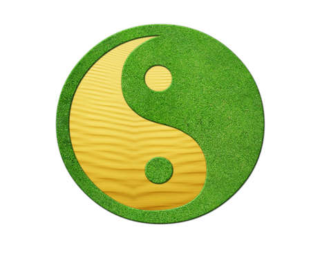 Ying yangの写真素材