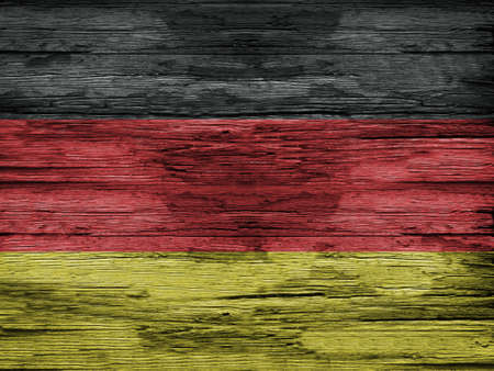 wooden flagの写真素材