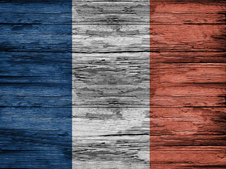 wooden flagの写真素材