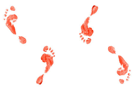 foot print の写真素材