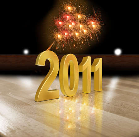 new year 2011の写真素材