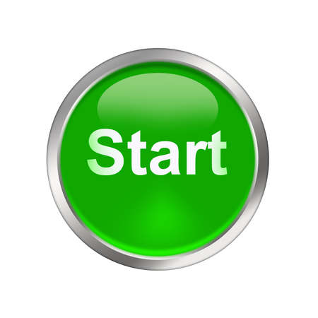 start buttonの写真素材