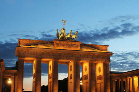Brandenburg Gate , berlinの写真素材