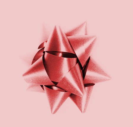 Gift packaging with red ribbonsの写真素材