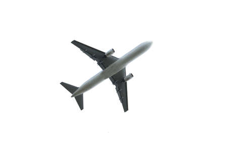 airplane jet  isolated on a whiteの写真素材