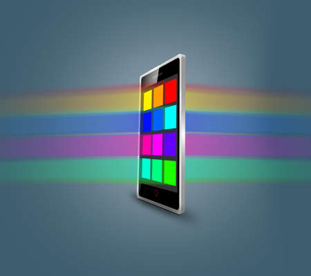 Modern Smart Phoneの写真素材