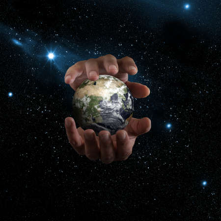 earth in hands 