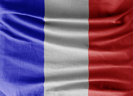 Flag of france front view.の写真素材