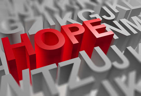 Hope 3D text