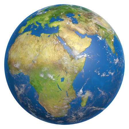 Earth globeの写真素材