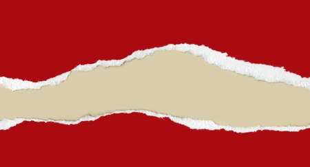 Background from a paper with the torn edgesの写真素材