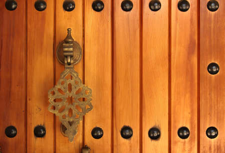 Spain. Old door detail, made of woodの写真素材