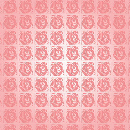 Seamless background with pink rosesのイラスト素材
