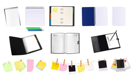 Some office supplies. のイラスト素材