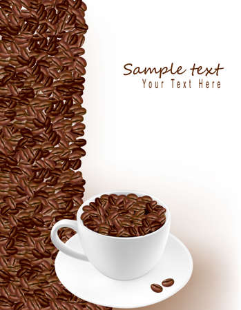 Design coffee background. のイラスト素材