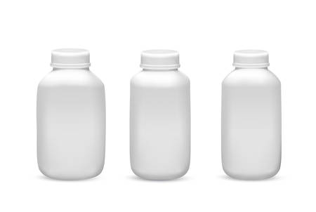 Set of medicine bottles. Vectorのイラスト素材