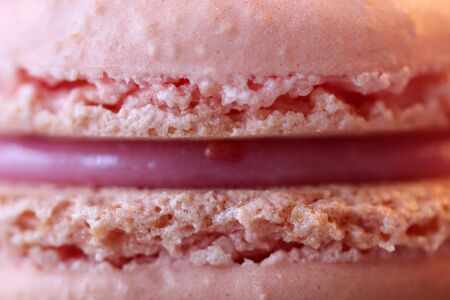 Pink Macaron close up
