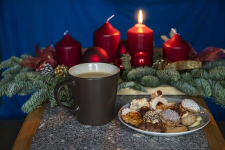 cookies and coffeeの写真素材