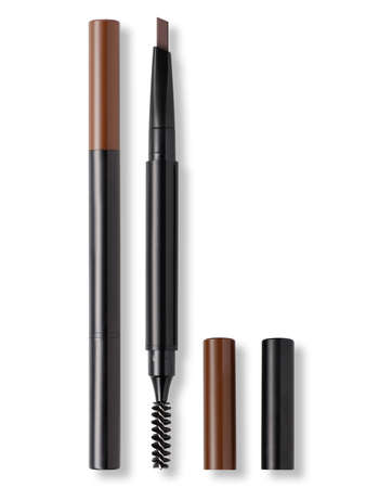 Eyebrow pencil mockup, isolated on white background.の写真素材