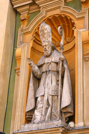 Monument on the street in Nice, Franceの写真素材