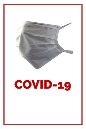 Coronavirus alert design with text space.の写真素材