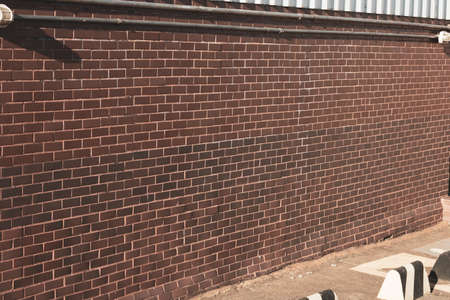 Red brick centenary texture background.の写真素材