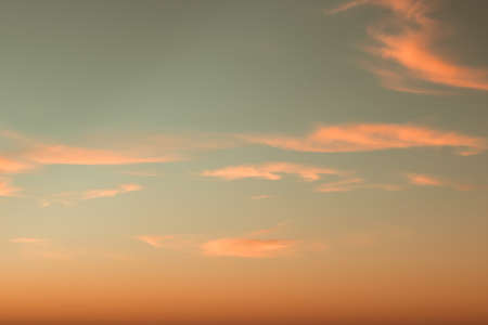 Sky with amazing color background.