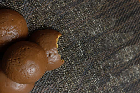 Honey bread cookie, typical Brazilian candyの写真素材