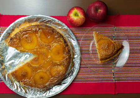 Brazilian apple pie, sweet very famous in Brazil