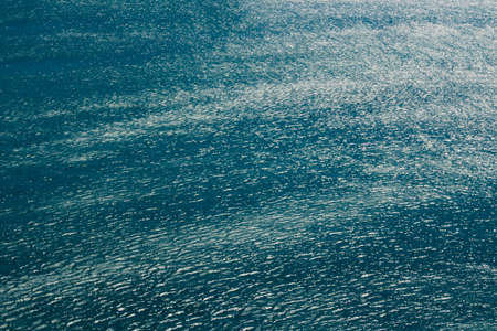 Sea texture background. Blue green water on brazilian waves.の写真素材