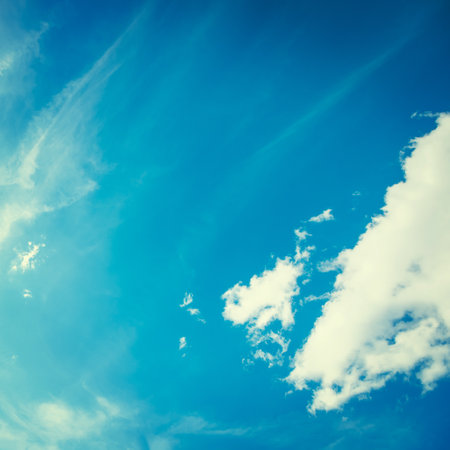 Cinemactic Beautiful Blue Sky Background at Dawnの写真素材