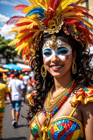 Carnival - People Having Fun on Grass in a Party Outdoorの素材