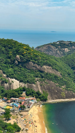 Beatiful Beach Landscape in Rio de Janeiro, Brazil
