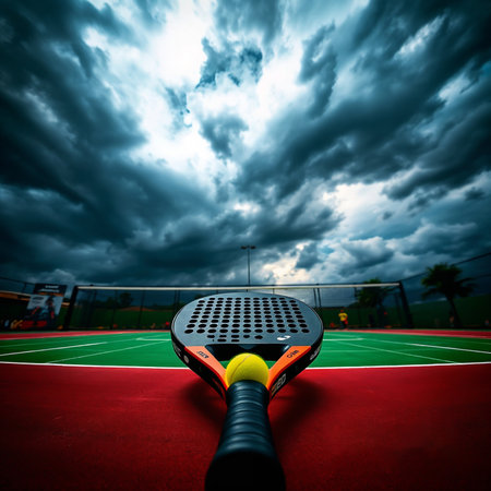 Padel Sport Template Design â Passion, Speed and Precisionの素材