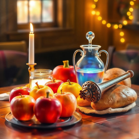 Shanah Tovah Wishing You a Sweet and Joyfulの素材