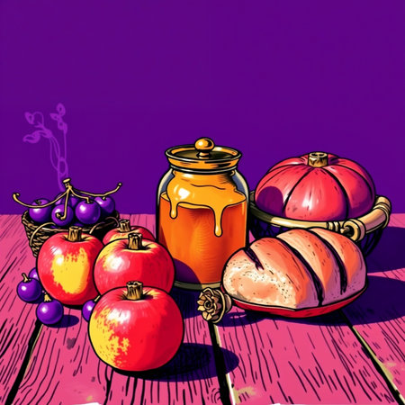 Shanah Tovah Wishing You a Sweet and Joyfulの素材