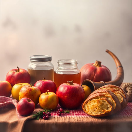 Shanah Tovah Wishing You a Sweet and Joyfulの素材