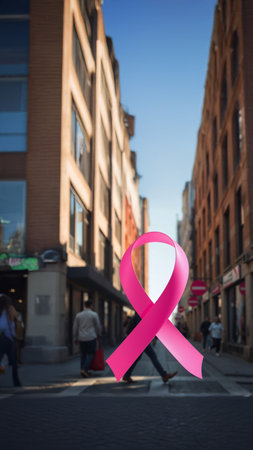 Pink October - Breath Cancer Awareness Iconの素材