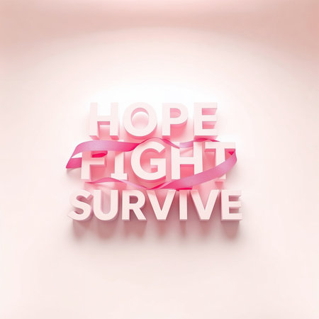 Pink October - Breath Cancer Awareness Iconの素材