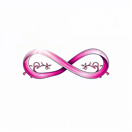 Pink October - Breath Cancer Awareness Iconの素材