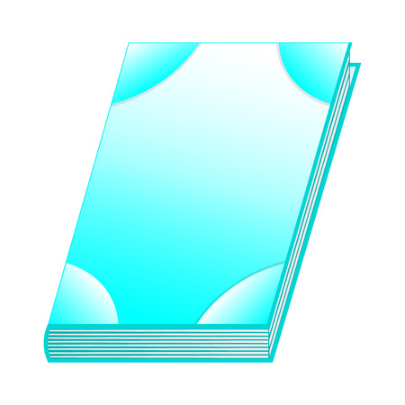 Spell books of air element for Your Design, Game, Card. Ancient book with alchemy recipes and mystic spells and enchantments. Isolated GUI design elements. Vector Illustration.のイラスト素材