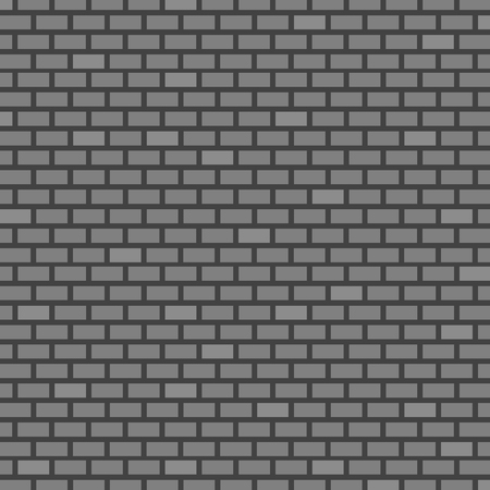 Brick Wall Background. Grey Colors. Vector illustration for Your Design.のイラスト素材