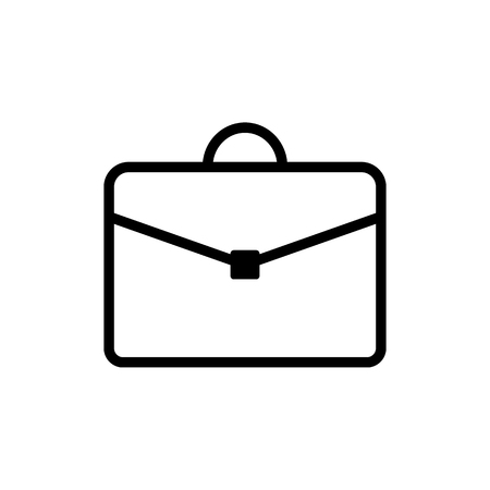 Portfolio icon. Black simple sign business concept. Vector illustration for design, web, infographic.のイラスト素材