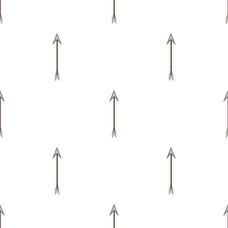 Seamless pattern with arrows on white background. Vector illustration for design, web, wrapping paper, fabric, wallpaper.のイラスト素材