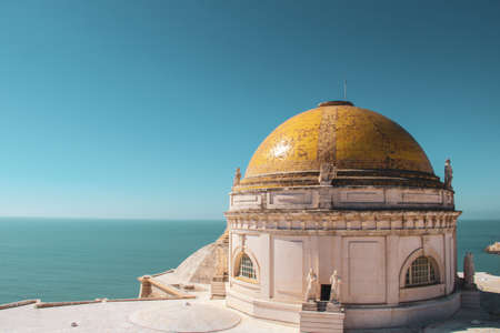 Dome of Cadiz Cathedral in Cadiz, Spainの写真素材