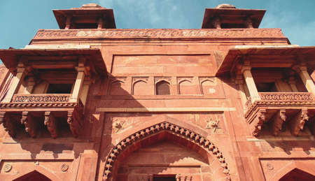 Abandoned Palace in Fatehpur Sikri, Agra, Indiaのeditorial素材