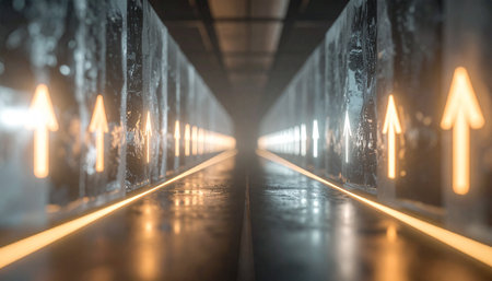 Glowing data arrows shattering against crystalline ice walls, hacker torches melting defensive layers, steam rising in server room ambiance.の素材